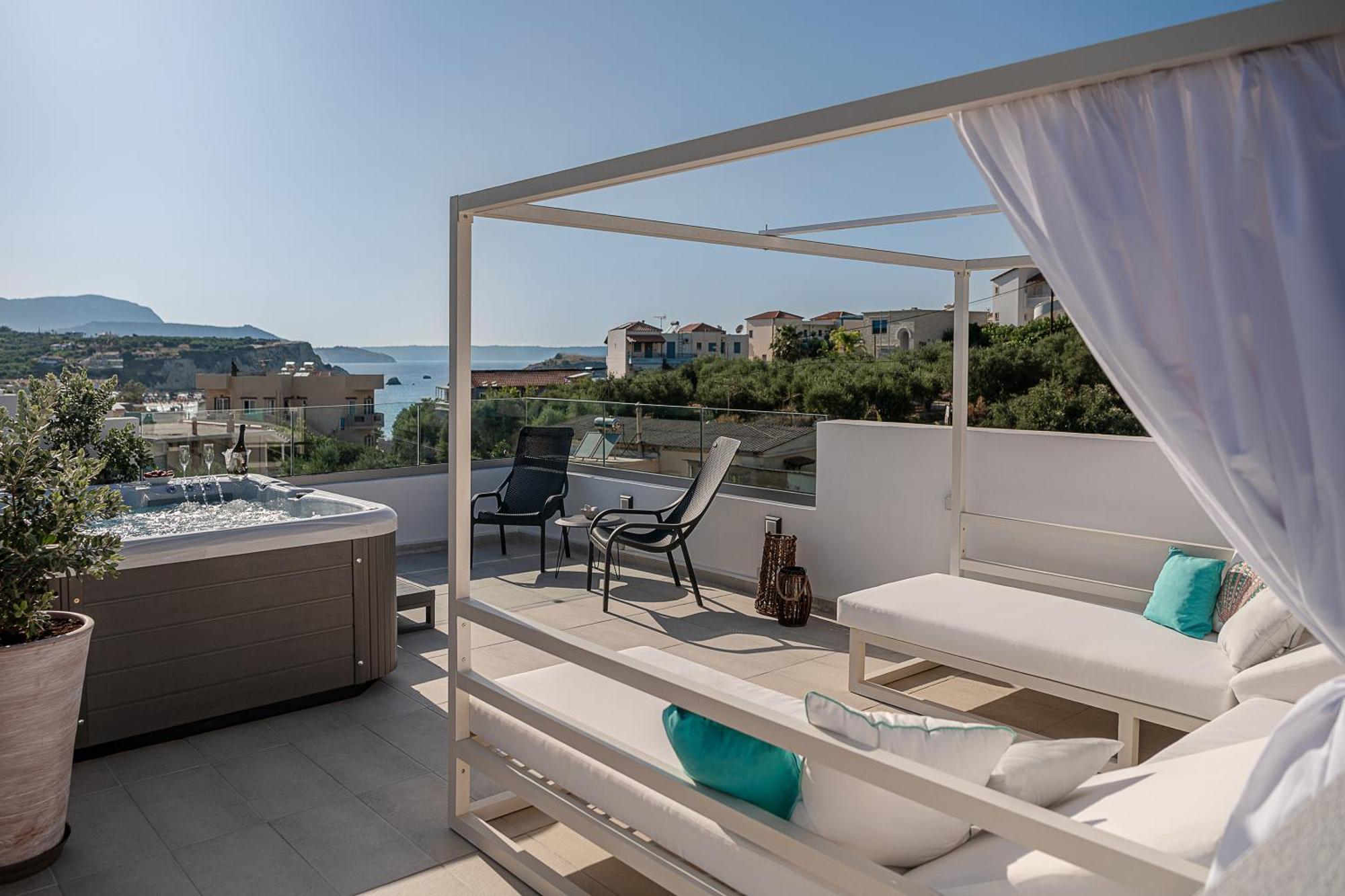 Avrilia Seaside Villa Heated Pool Almirida Extérieur photo