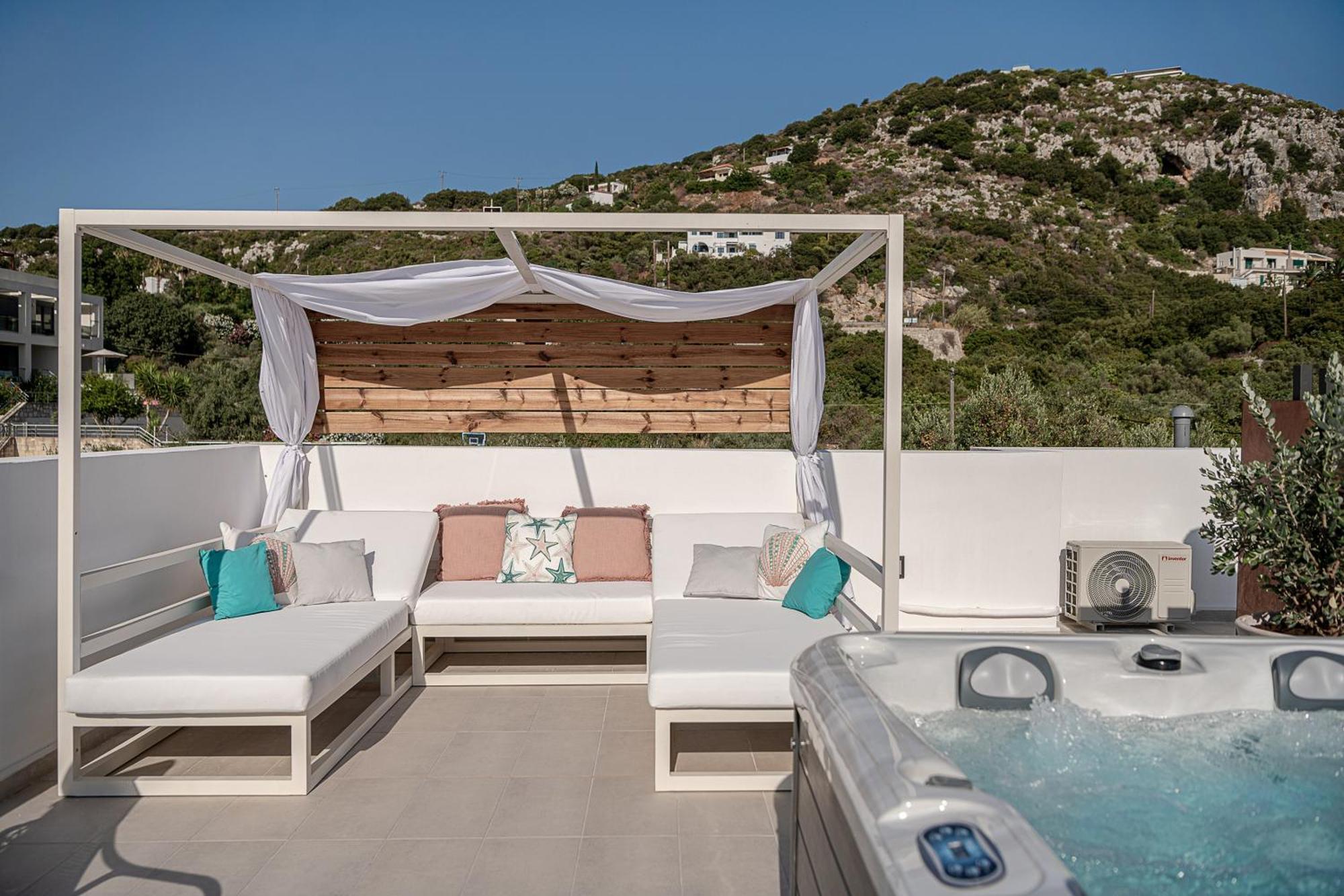 Avrilia Seaside Villa Heated Pool Almirida Extérieur photo