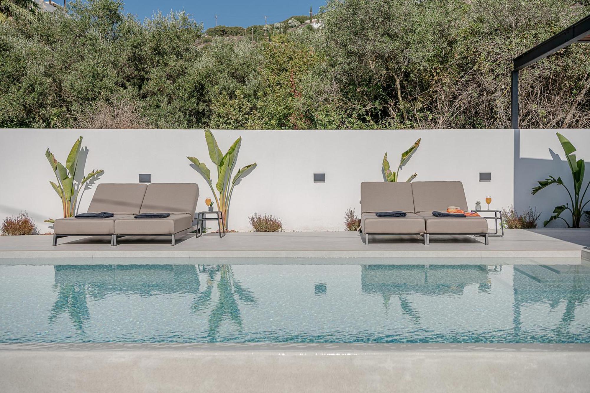 Avrilia Seaside Villa Heated Pool Almirida Extérieur photo